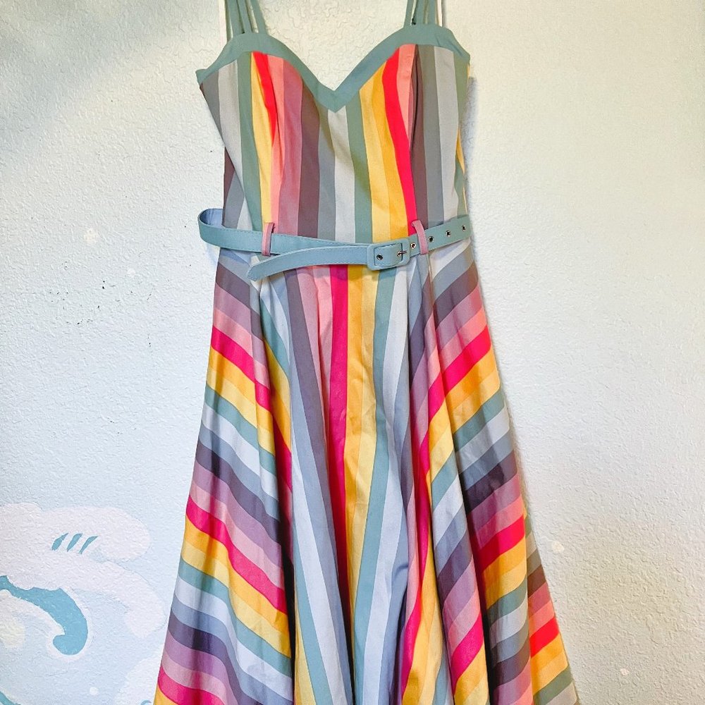 Collectif x Modcloth Rainbow Dress